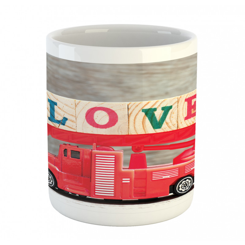 Toy with Love Words Mug