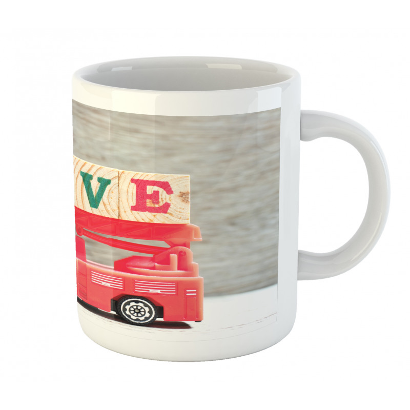 Toy with Love Words Mug