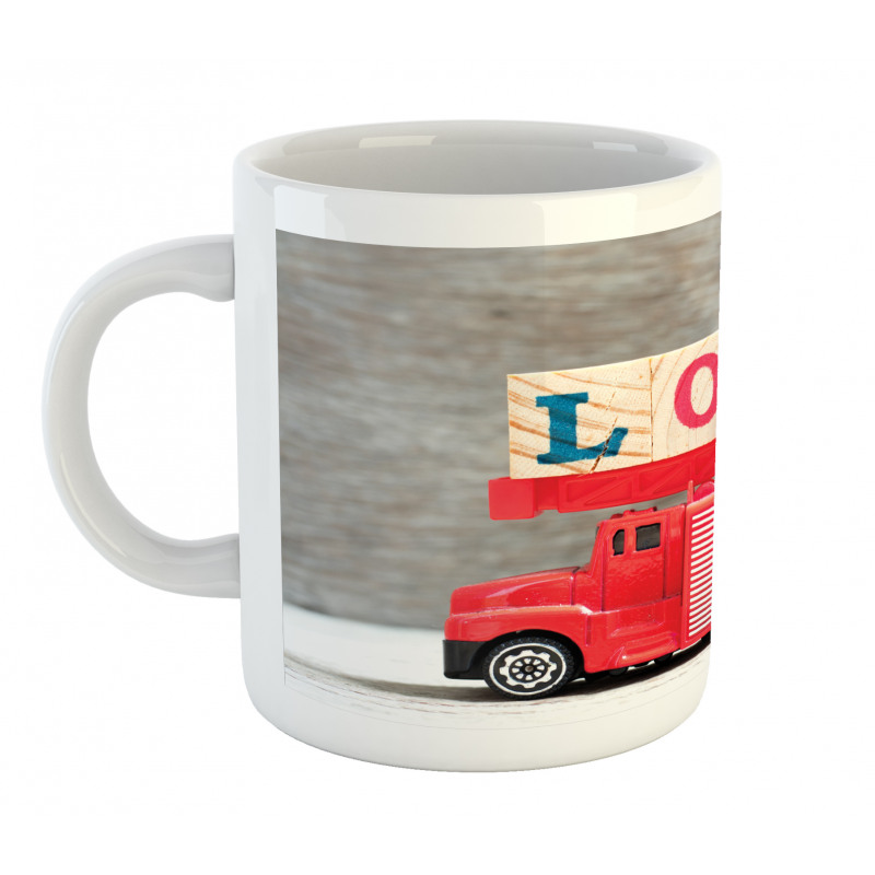 Toy with Love Words Mug