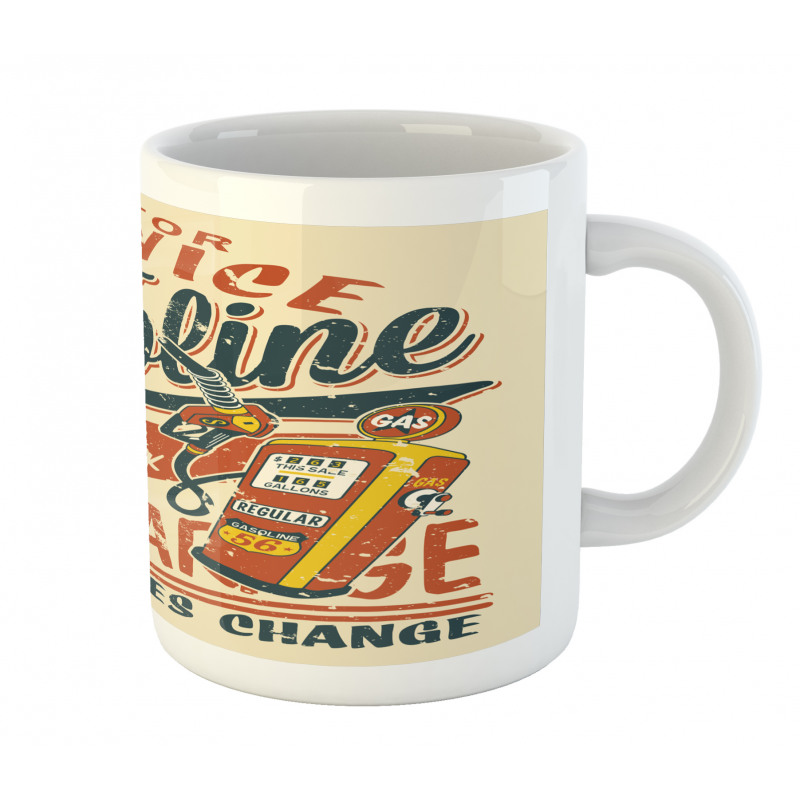 Grunge Gasoline Art Mug