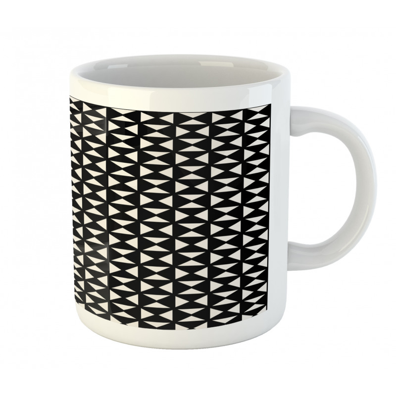 Basic Triangles in Squares Mug