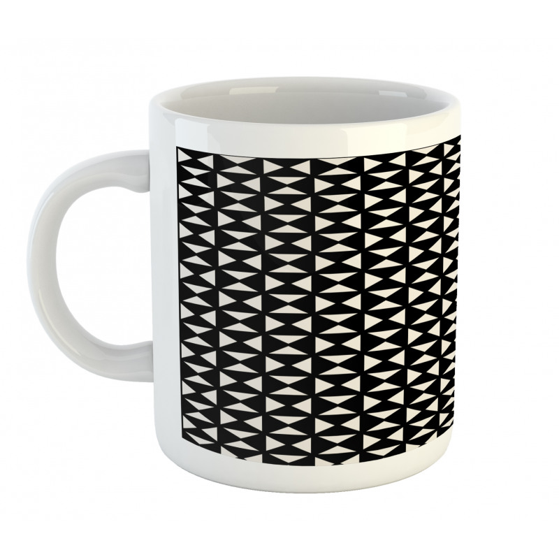 Basic Triangles in Squares Mug