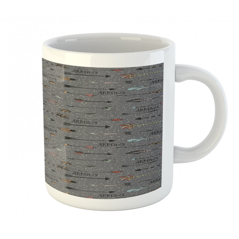 Calligraphic Spotted Design Mug