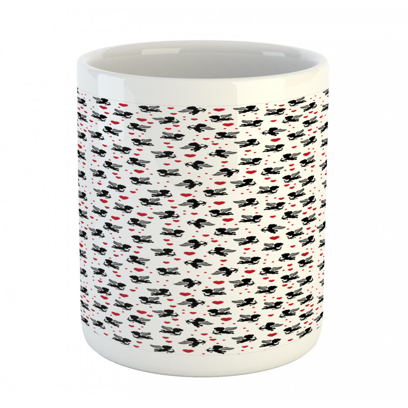 Cupid Angels Hearts Mug