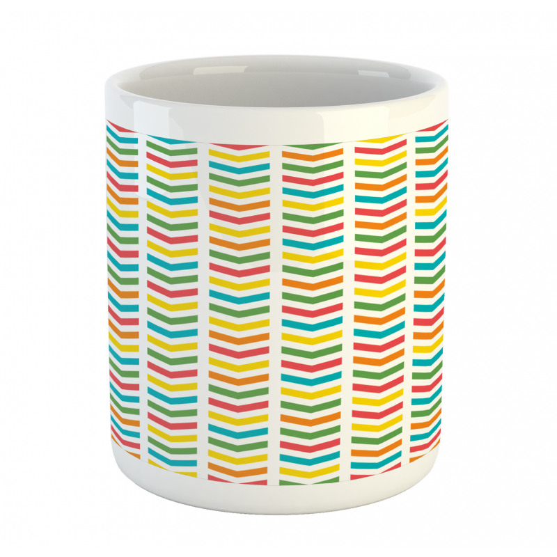 Colorful Repetitive Arrows Mug