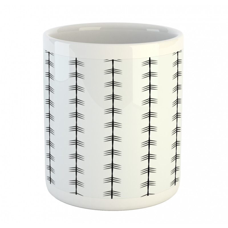 Aztec Inspired Retro Streaks Mug