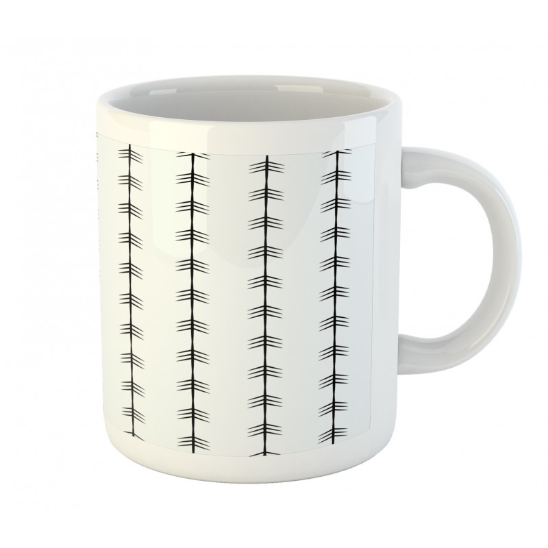 Aztec Inspired Retro Streaks Mug