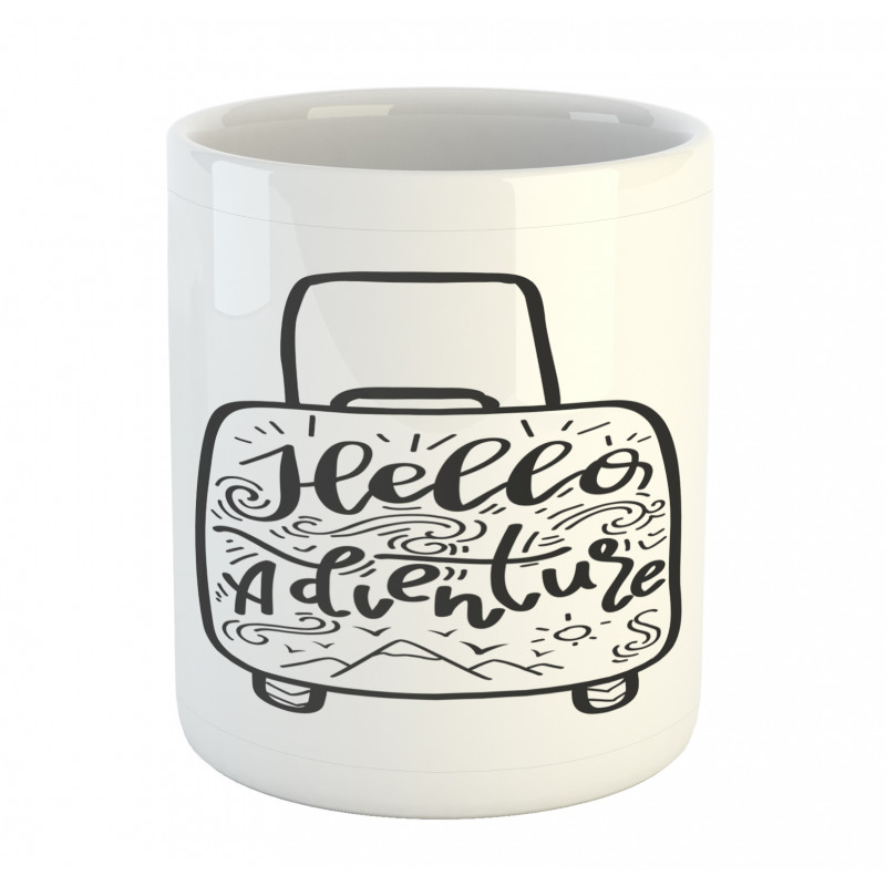 Wanderlust Suitcase Mug