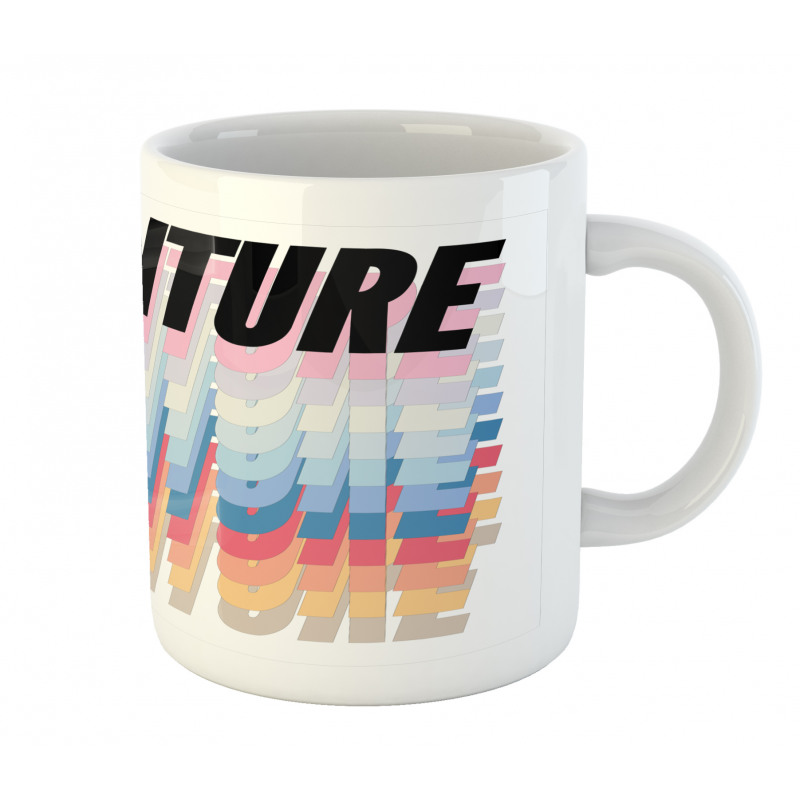 Creative Nested Word Art Mug