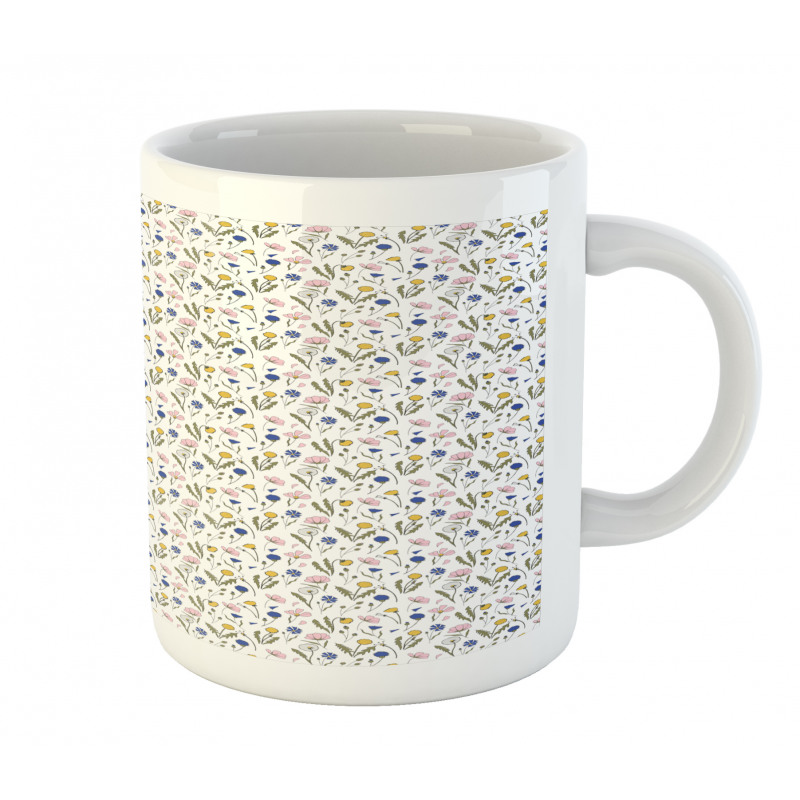 Spring Botany Flowers Mug