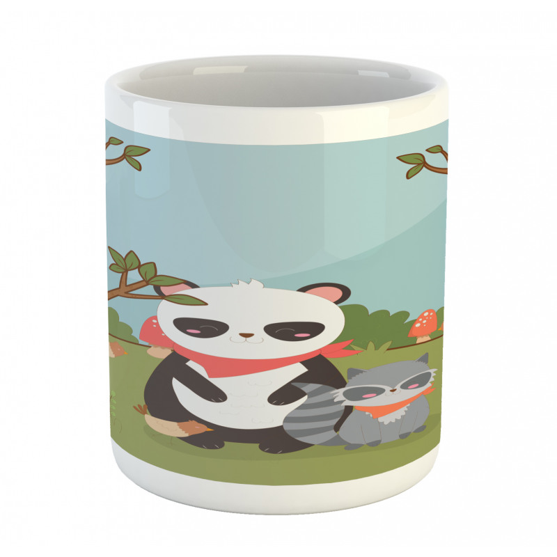 Forest Animals and Trees Mug