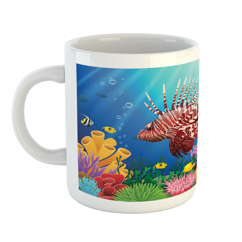 Colorful Marine Scenery Mug