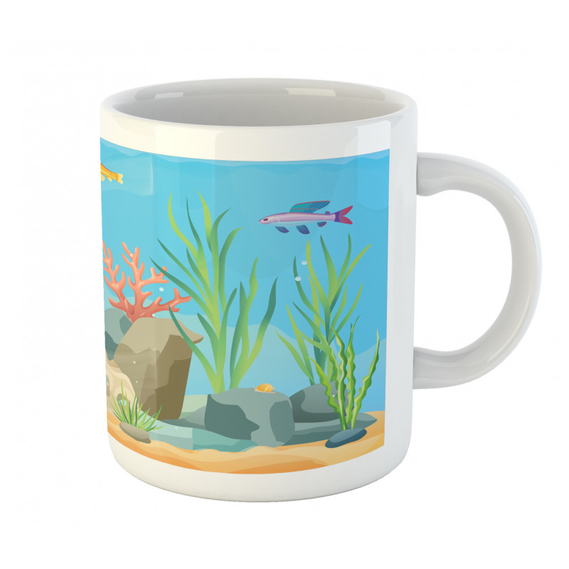 Exotic Fish and Seaweed Mug