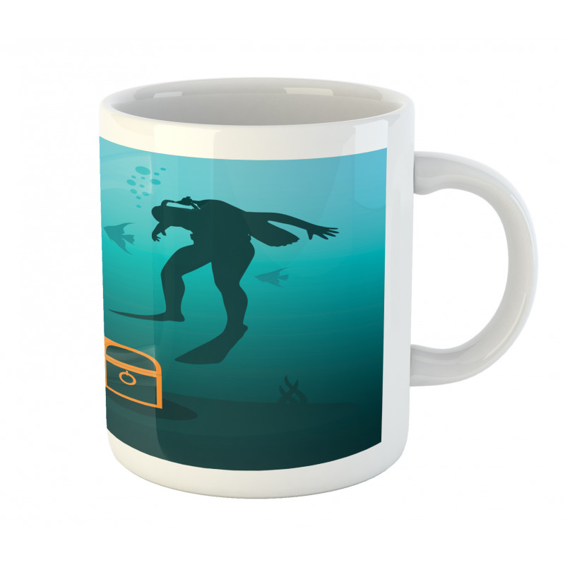 Divers and Sunken Ship Mug