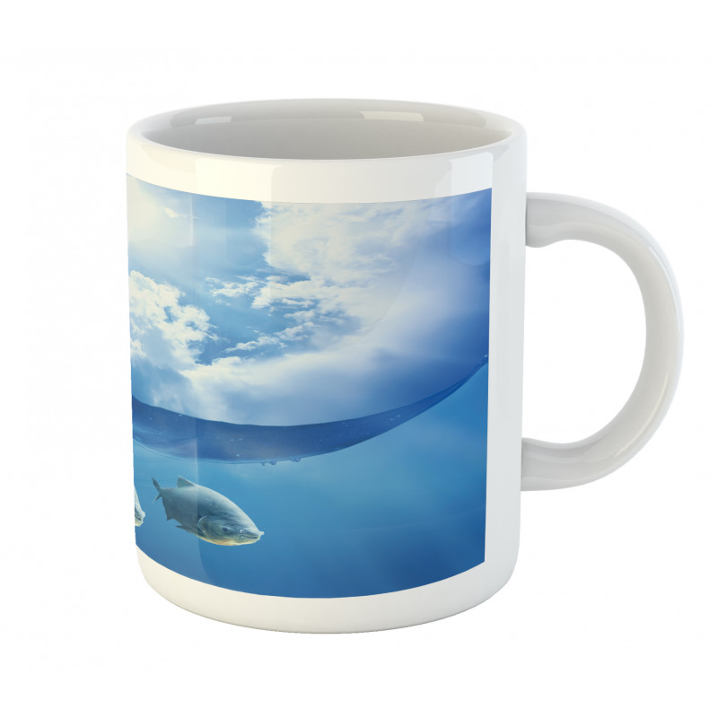 Fish Clouds and the Sun Mug