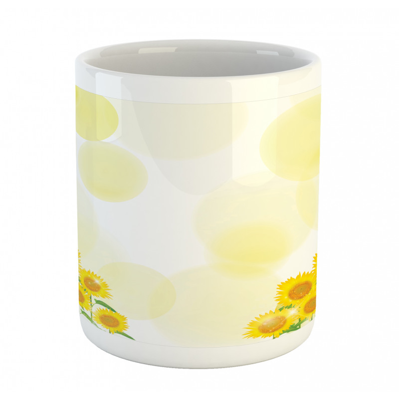 Sunflowers Blots Mug