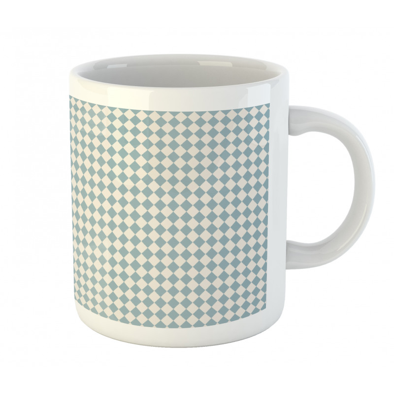 Diamond Check Rhombus Mug