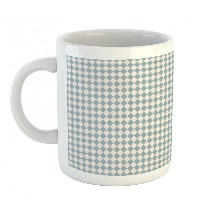 Diamond Check Rhombus Mug