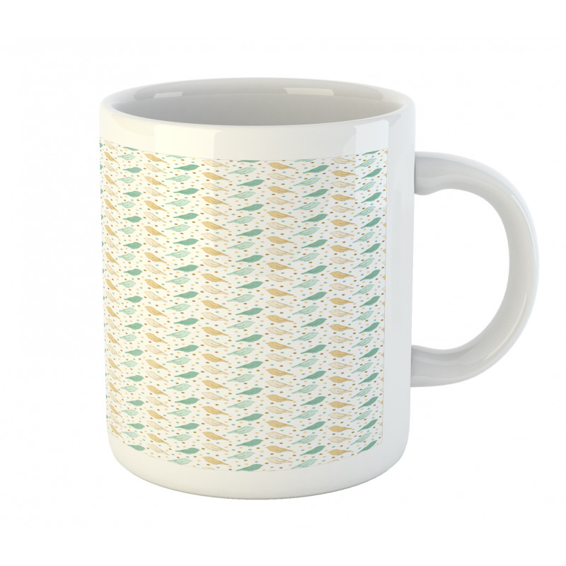 Little Birds and Dots Mug