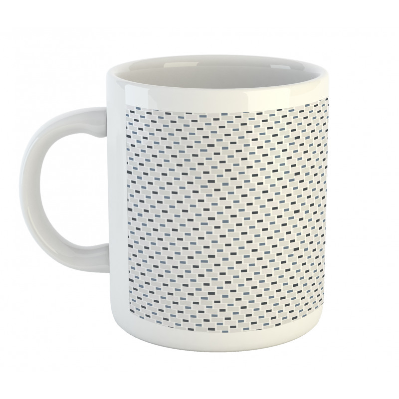 Geometric Grid Squares Mug