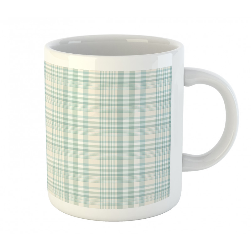 Pastel Plaid Layout Mug