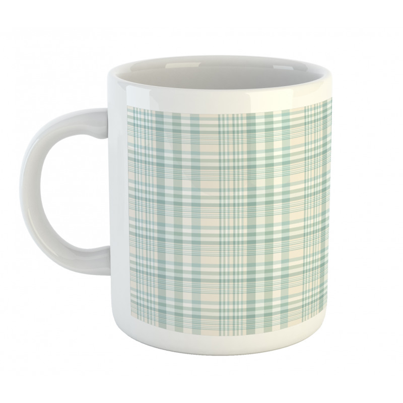 Pastel Plaid Layout Mug