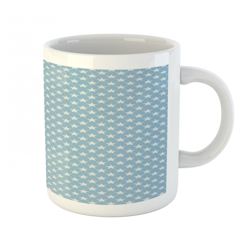 Simple Striped Stars Mug