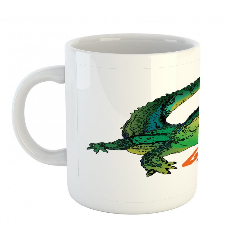 Wild Alligator Crocodile Mug