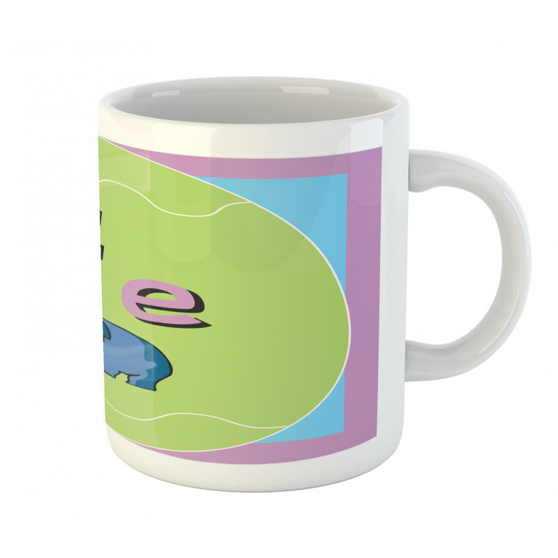 Animal and Letter E in Egg Mug