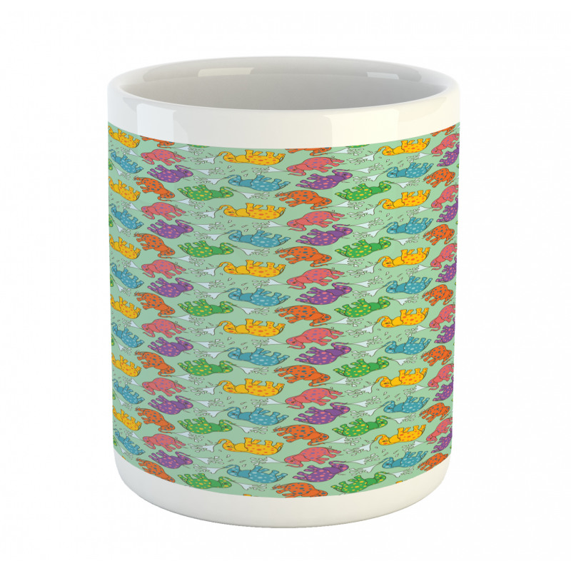 Colorful Polka Dot Animal Mug