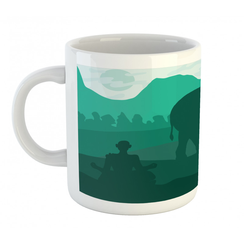 Mystic Animal and Yogi Mug