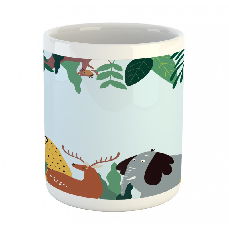 Wild Fauna and Exotic Leaves Mug