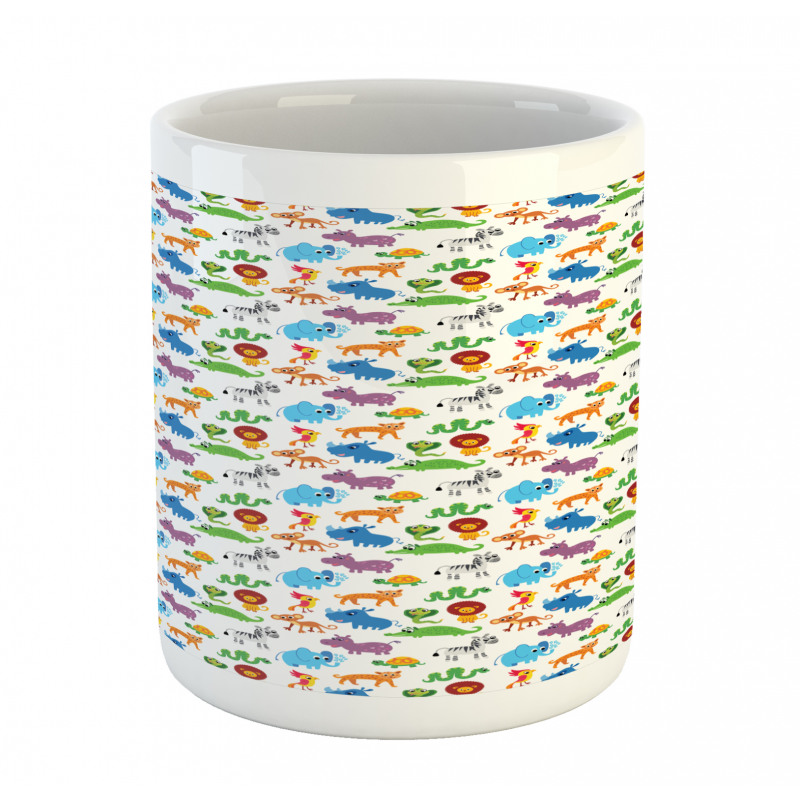 Zoo Childish Cartoon Image Mug