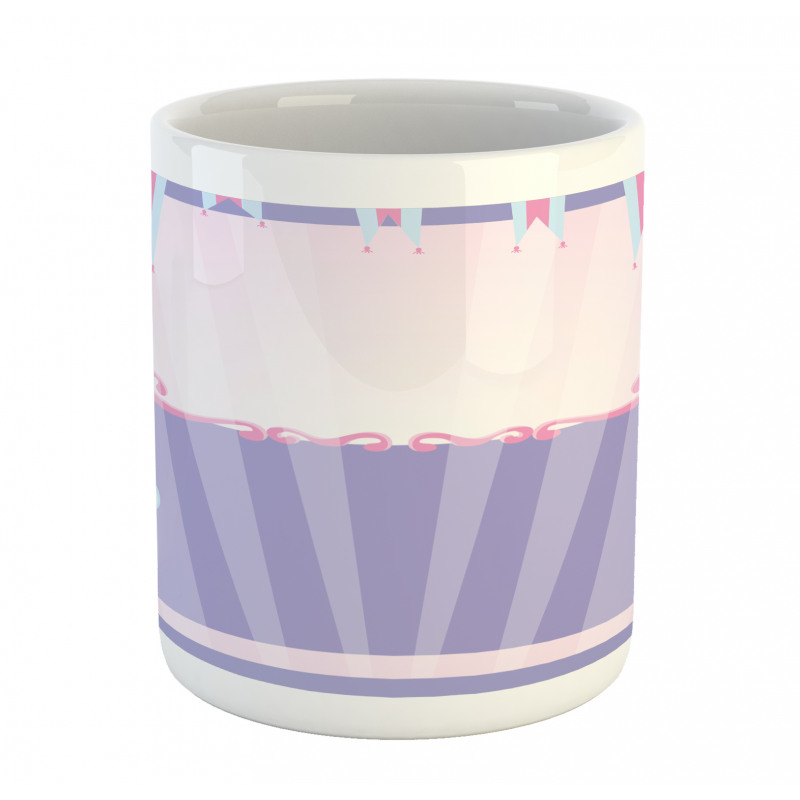 Party Theme Curtain Fortress Mug