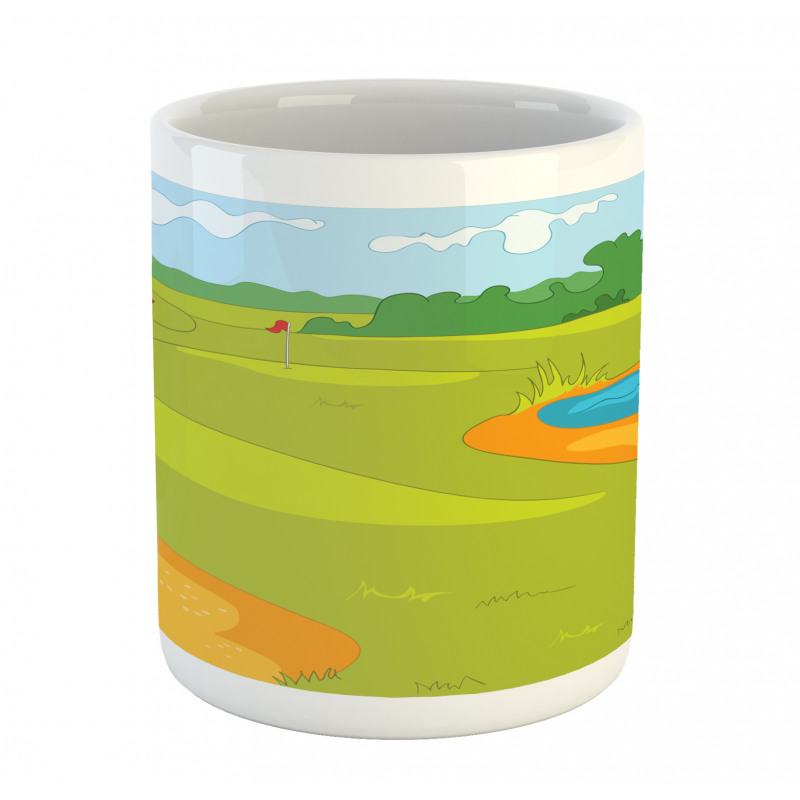 Flags Grass Land Mug