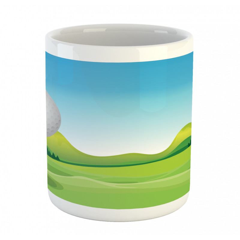 Ball and Grass Mug