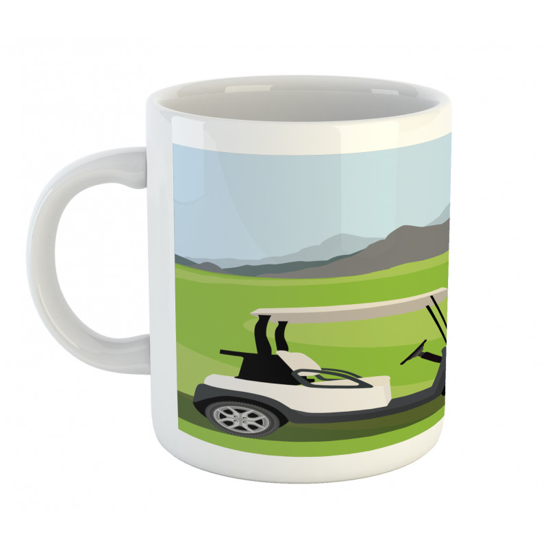 Car Field Flag Mug