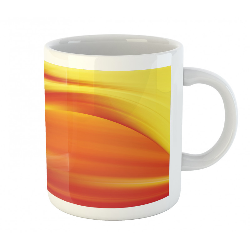 Abstract Digital Waves Mug