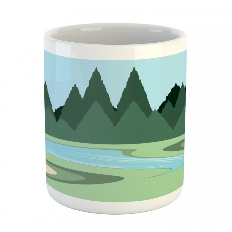 Sports Field Flag Mug