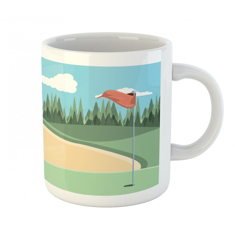 Sand Grassy Field Mug