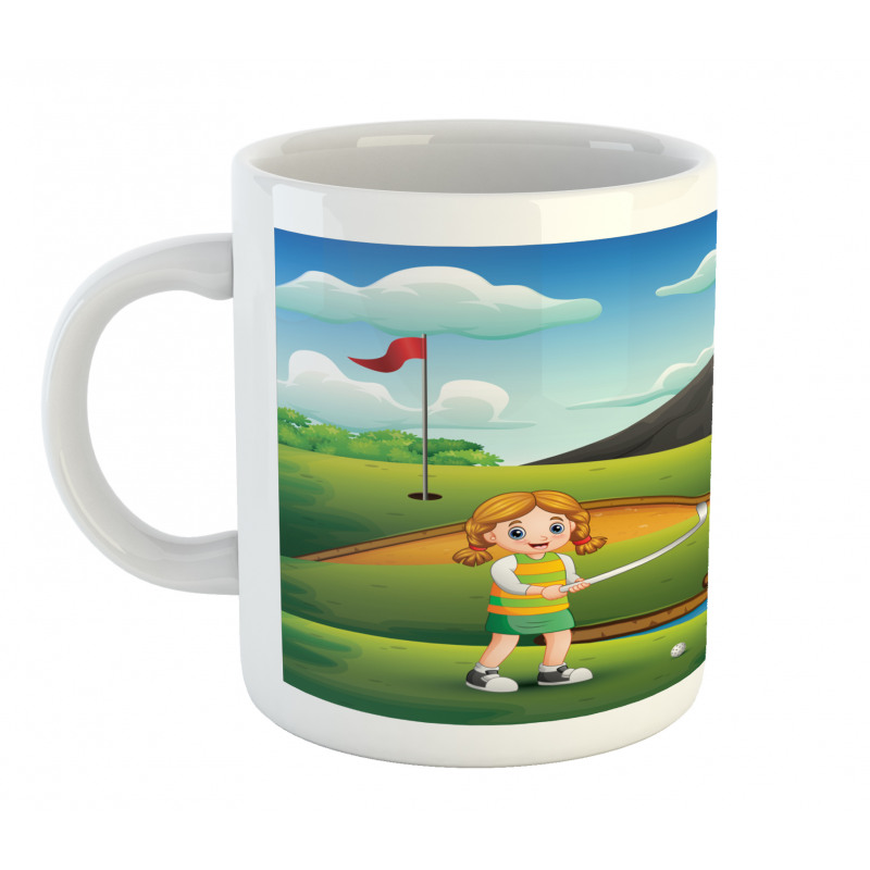 Golfer Children Mug