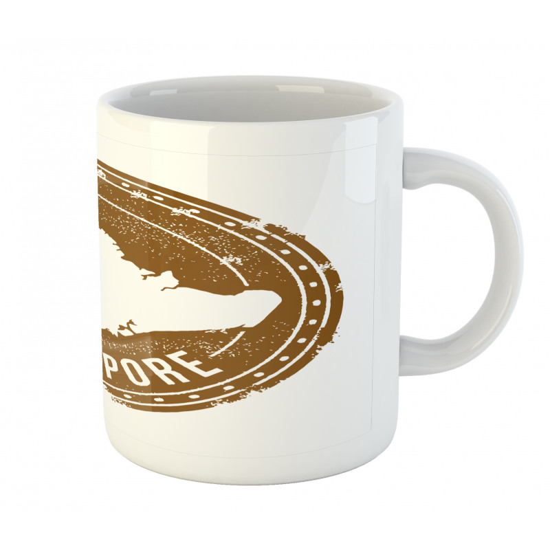 Grunge Mapping Design Mug