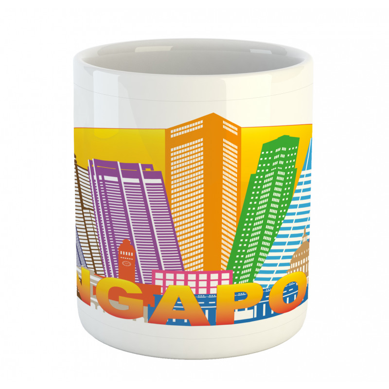 Typography and Skyline Mug