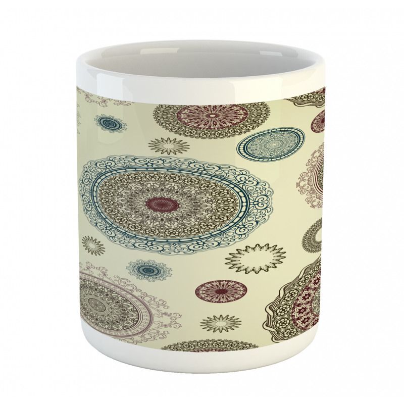 Oriental Round Motifs Mug