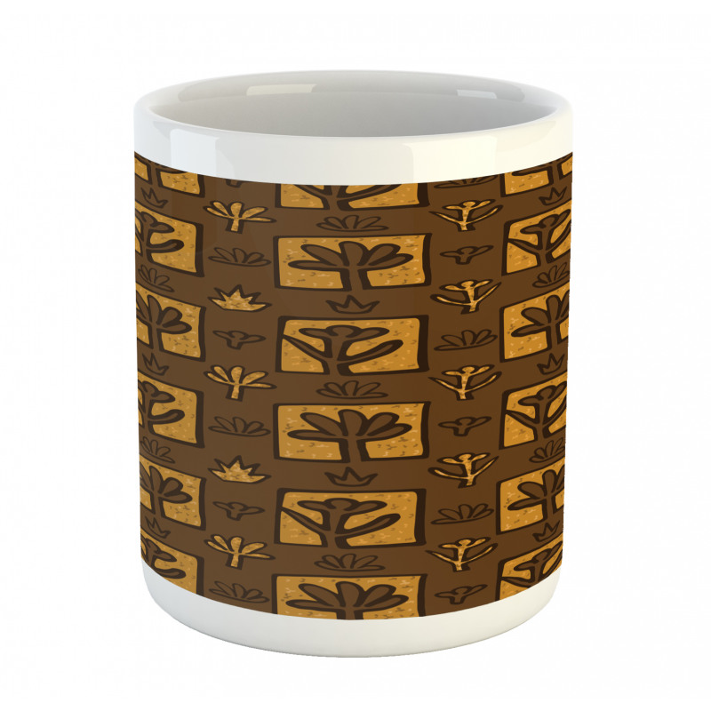 Abstract Nature Botany Mug