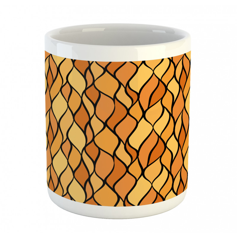 Abstract Mosaic Waves Mug