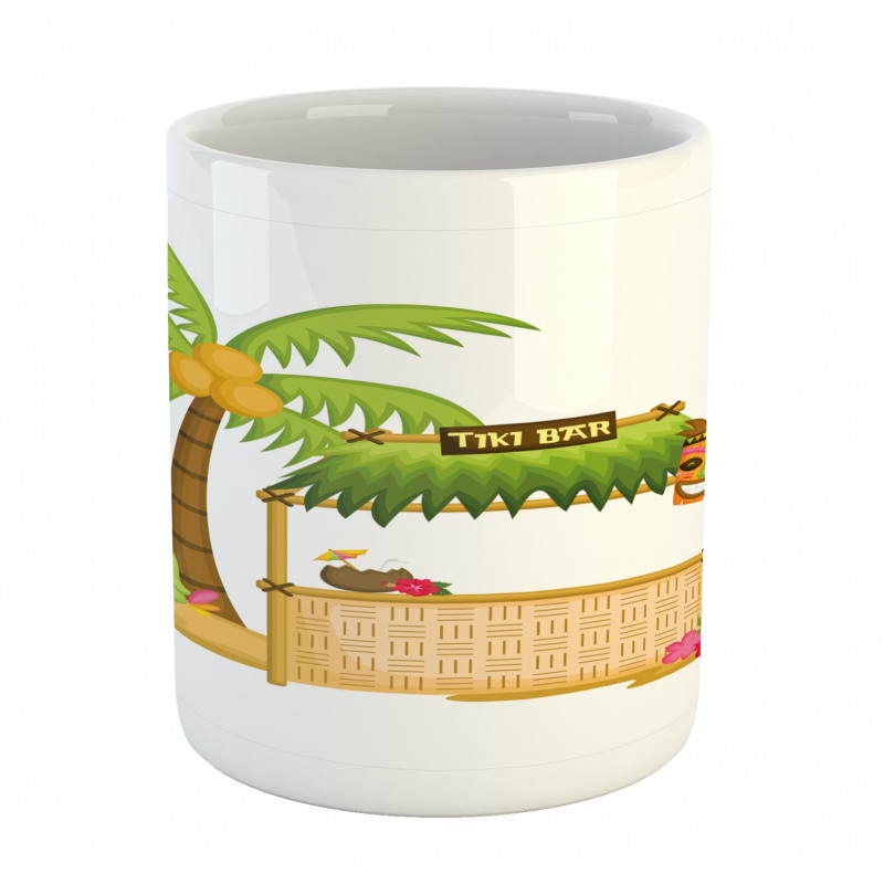 Tropical Concept Tiki Bar Fun Mug