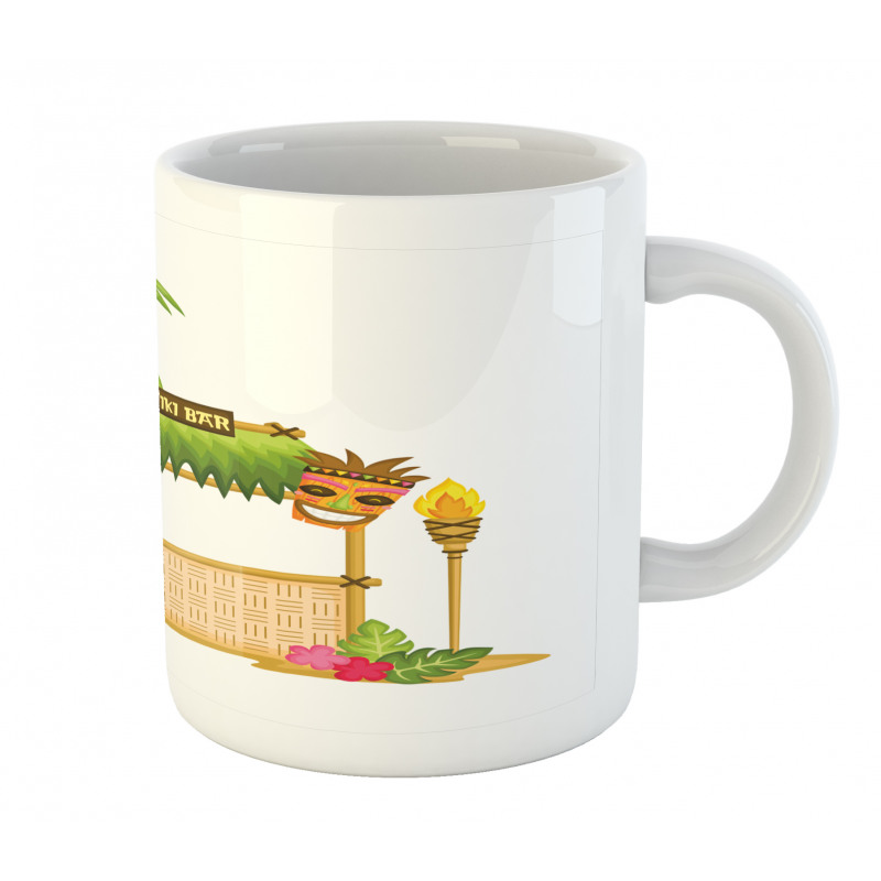 Tropical Concept Tiki Bar Fun Mug