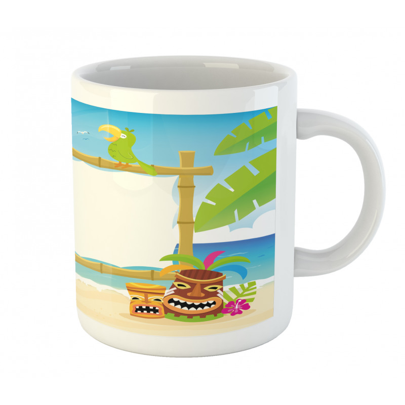 Hawaiian Children Happy Birds Mug