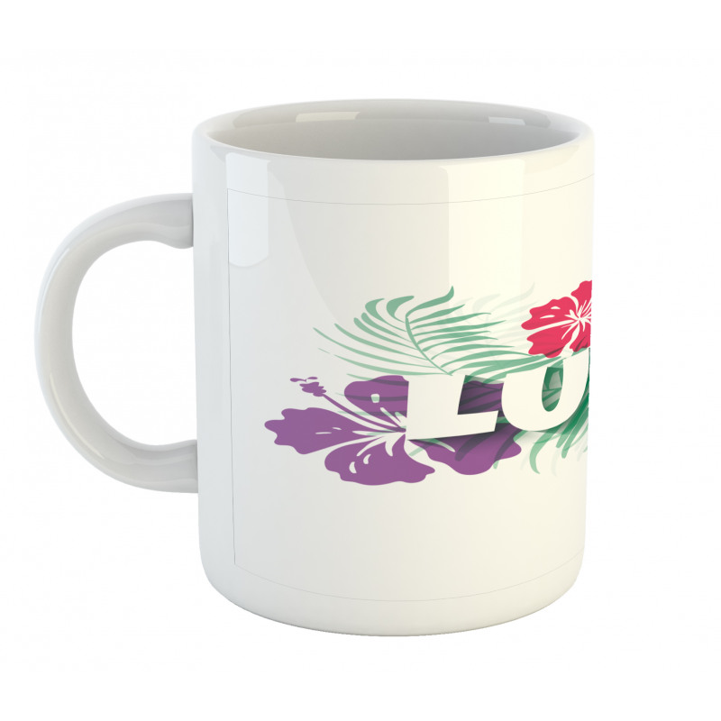 Hawaiian Party Time Petals Mug